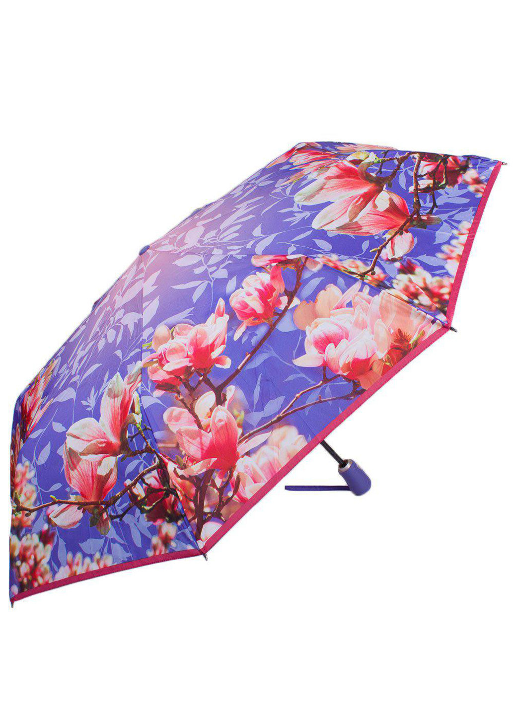 Фіолетова жіночий складаний парасолька повний автомат 97 см Airton (194317307)