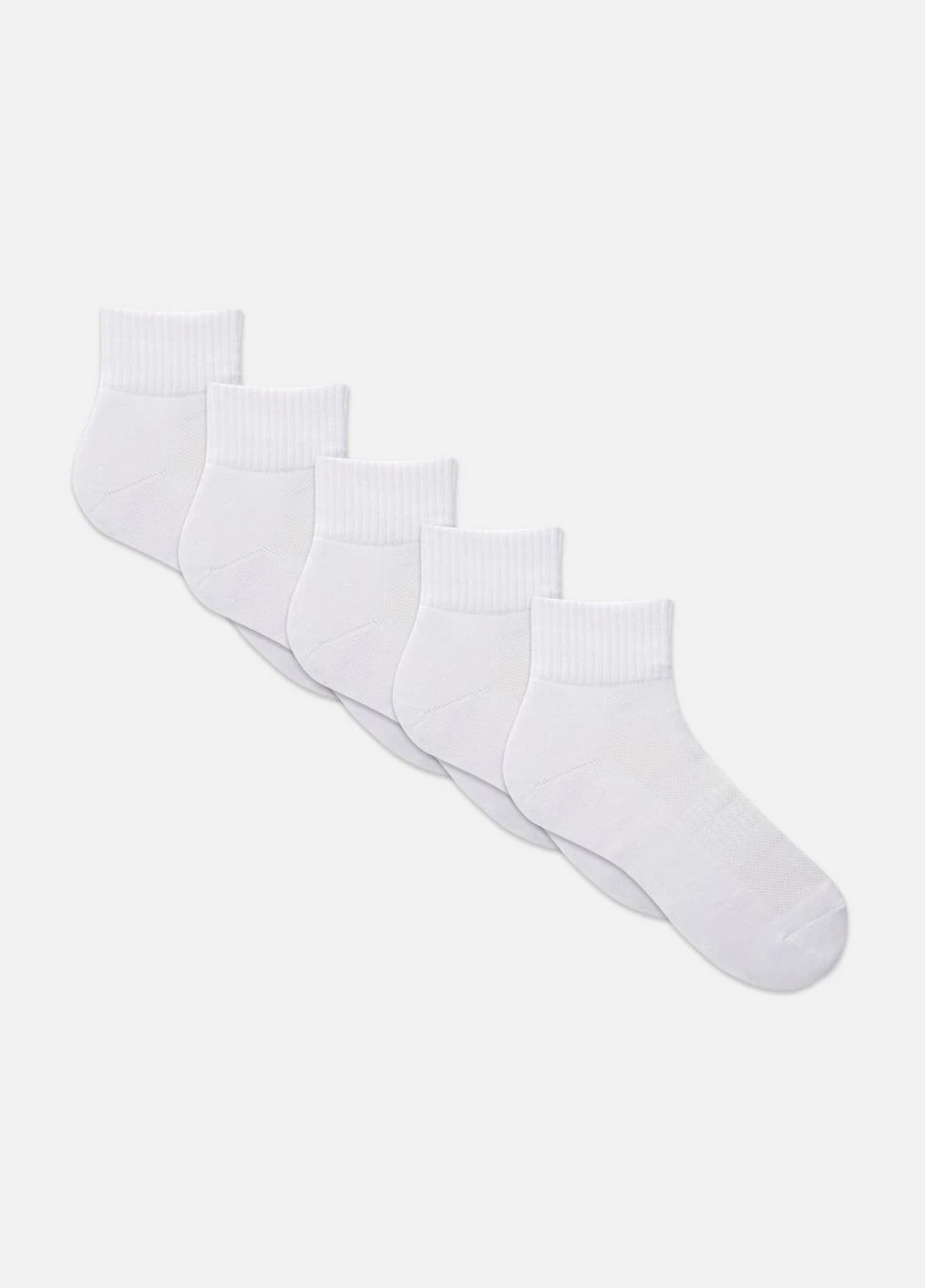 Білі шкарпетки (5 пар) Primark однотонні (365957840)