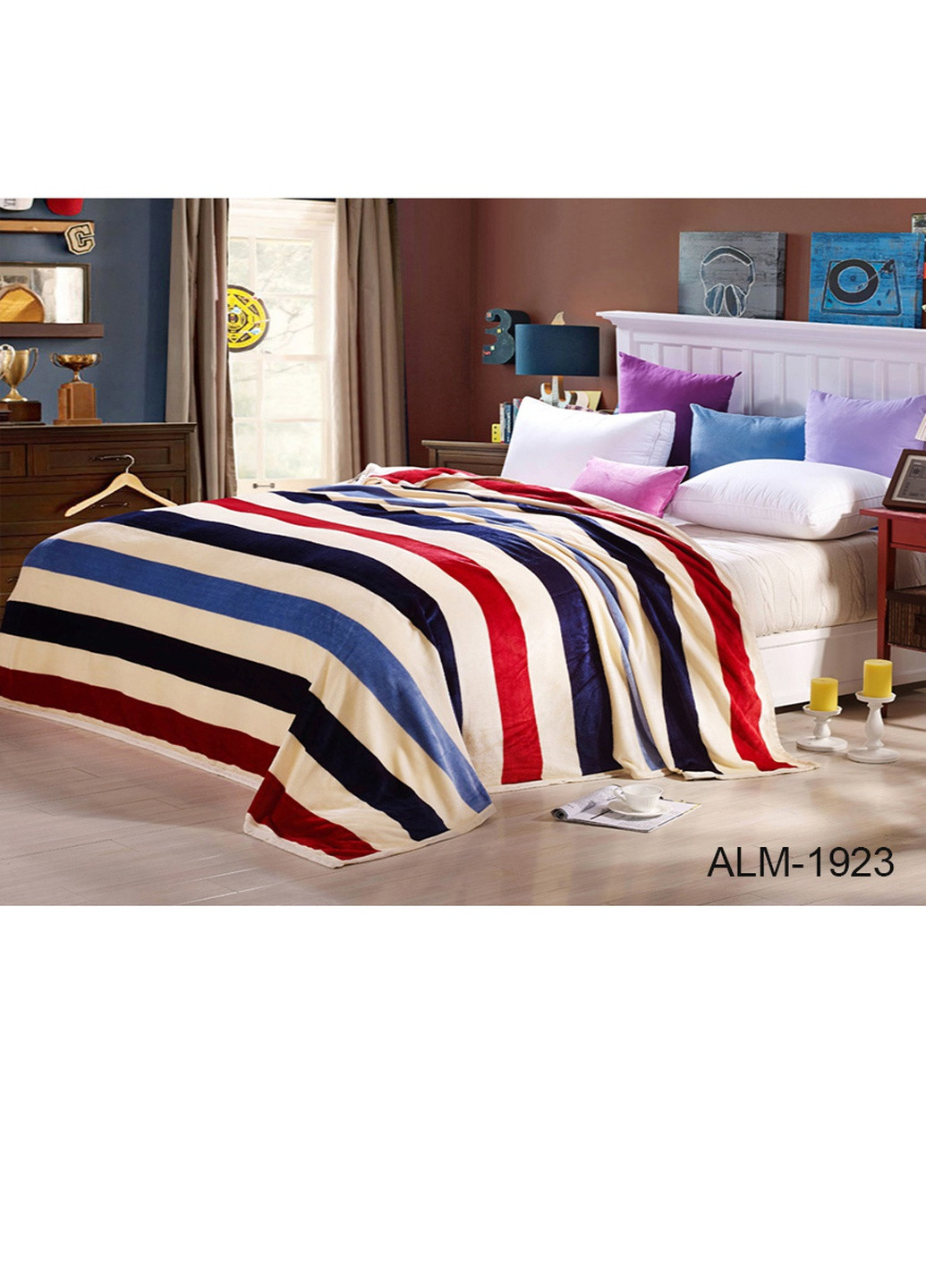 Плед мікрофібра 200х220 см ТМ TAG (252155083)