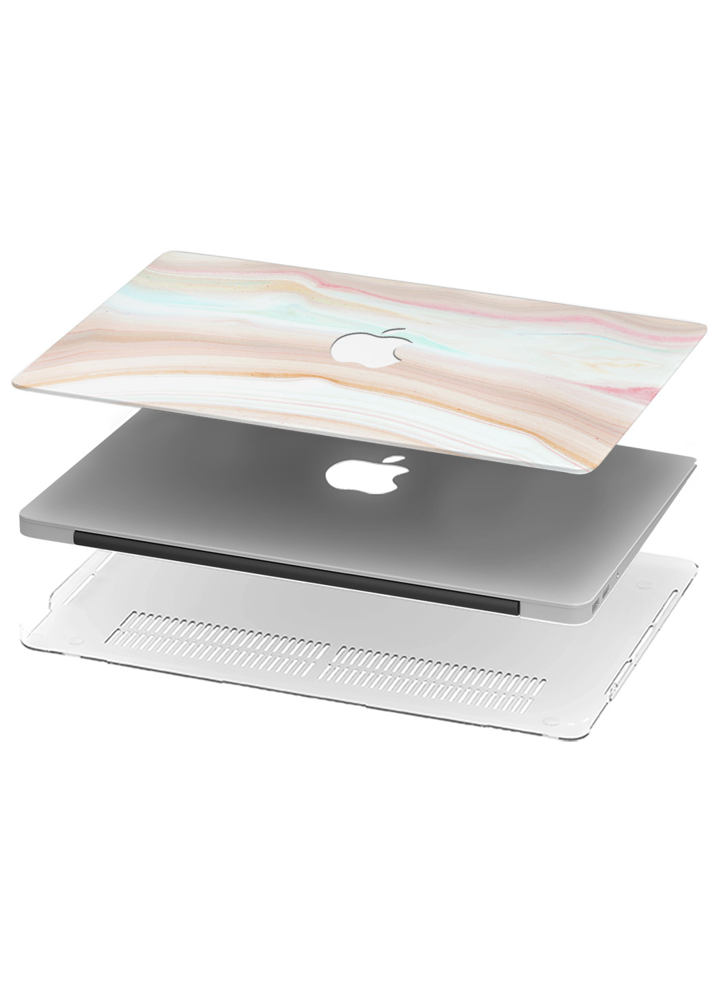 Чохол пластиковий для Apple MacBook Air 13 A1932 / A2179 / A2337 Градієнт (9656-2523) MobiPrint (218867798)