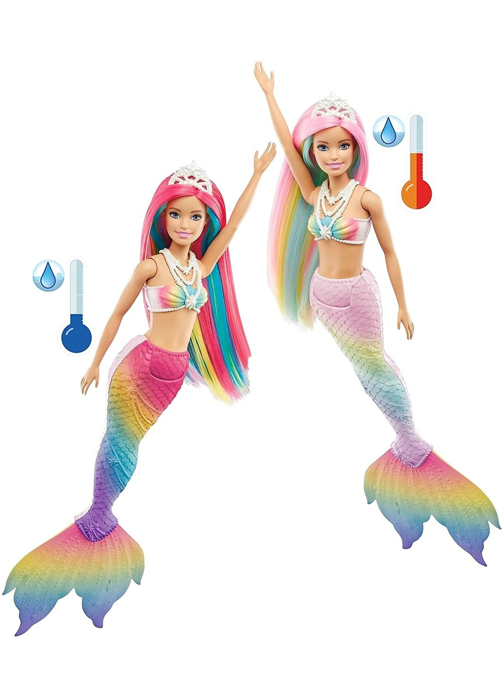 Кукла-русалка Barbie Dreamtopia Rainbow Magic Mermaid Дримтопия Разноцветная  игра (GTF89) Mattel (255665350) ‣ Купить в интернет-магазине Каста ‣ Киев,  Одесса, Харьков ‣ Доставка по всей Украине! (#255665350)