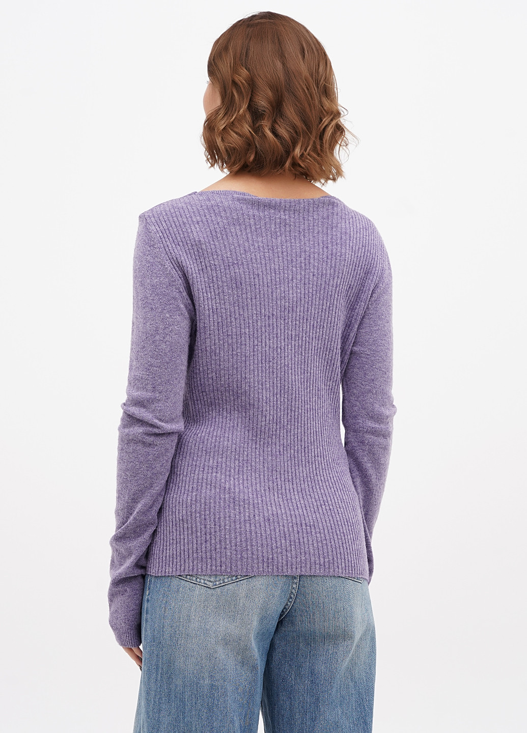 Фіолетовий демісезонний пуловер пуловер Sassofono