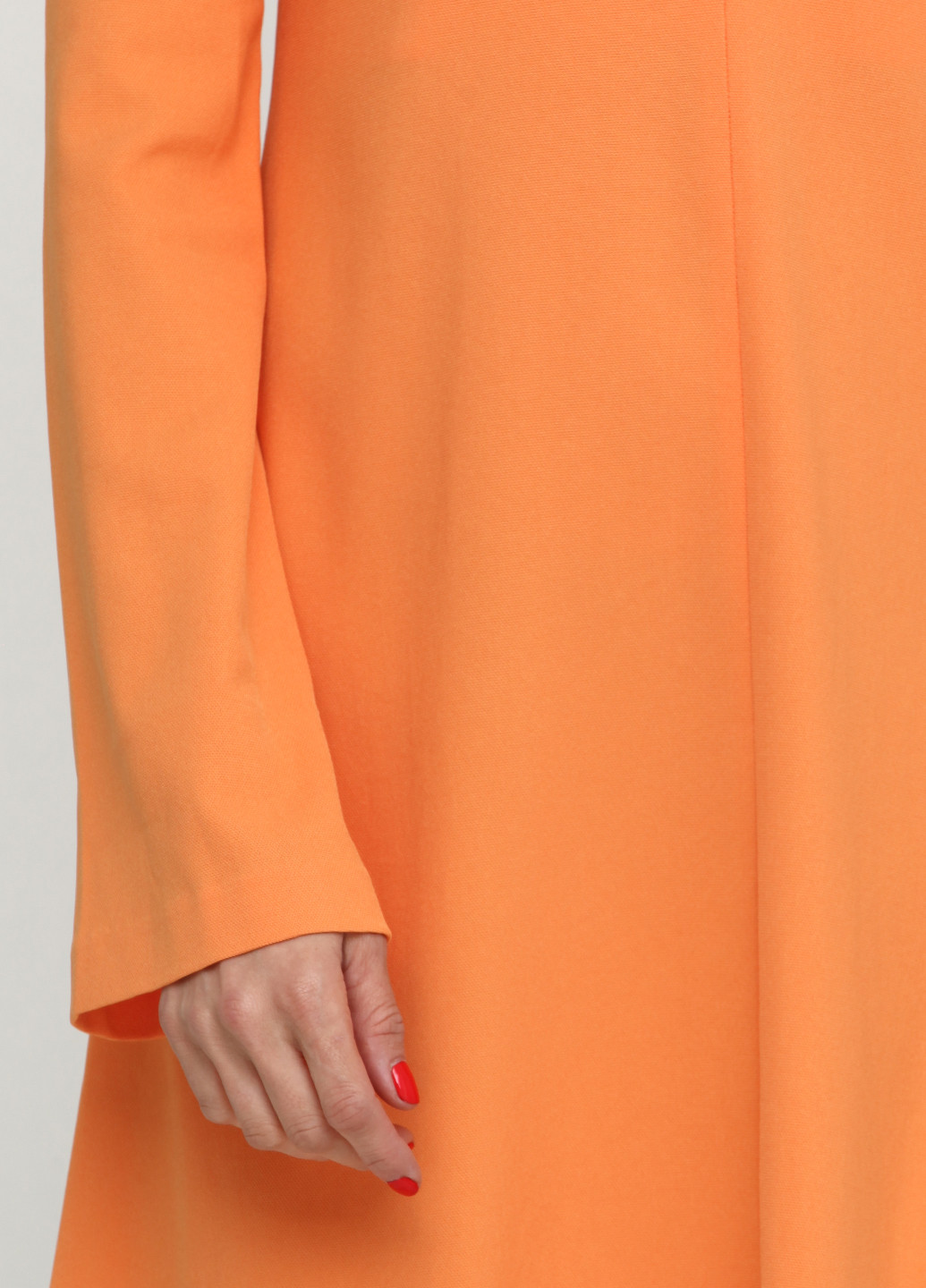 Оранжевое кэжуал платье а-силуэт Pinko однотонное