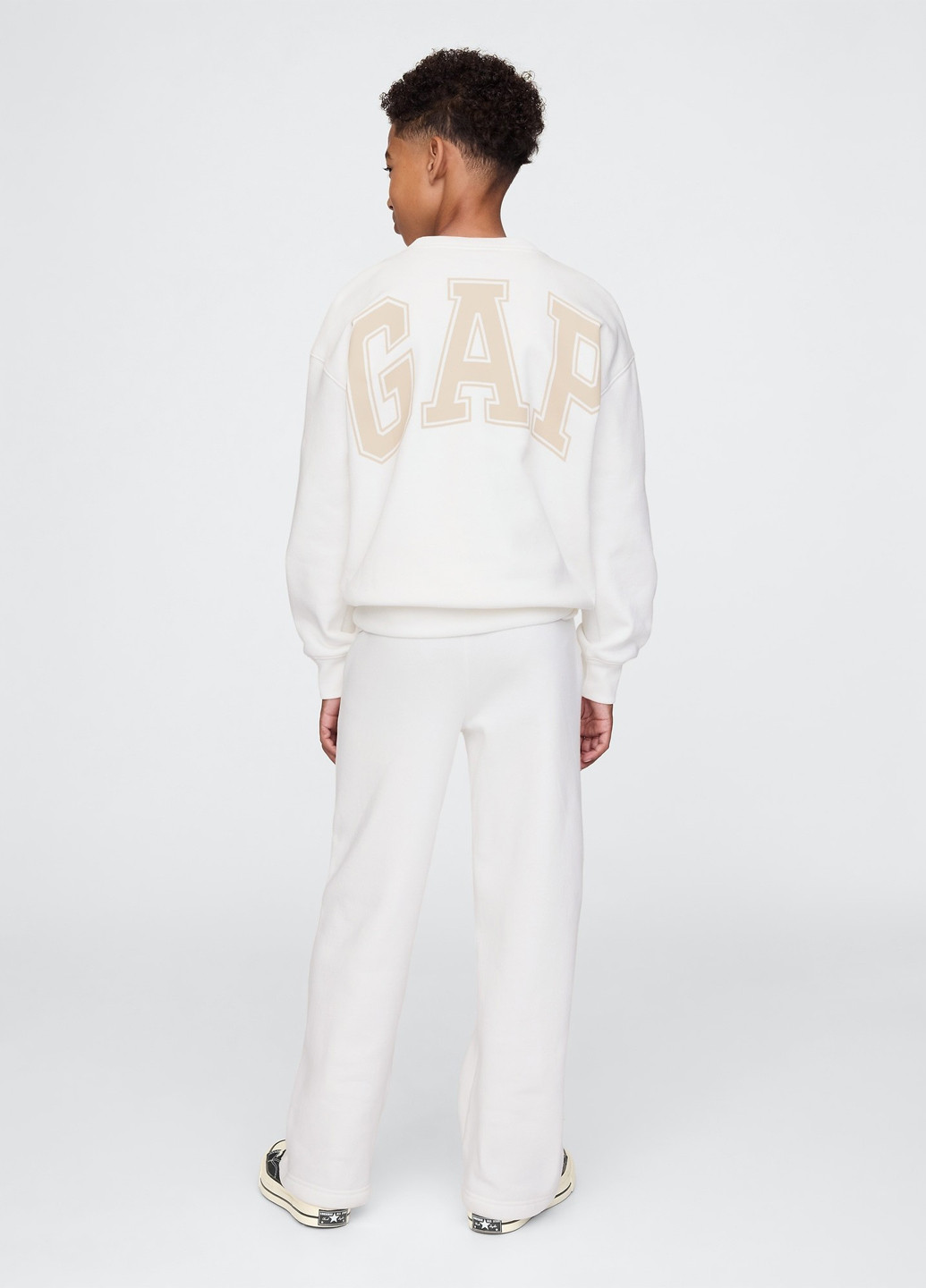 Молочные спортивные, кэжуал демисезонные прямые брюки Gap