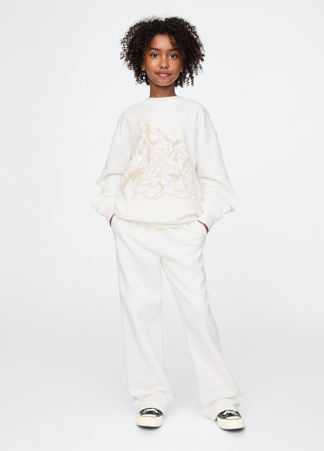 Молочные спортивные, кэжуал демисезонные прямые брюки Gap