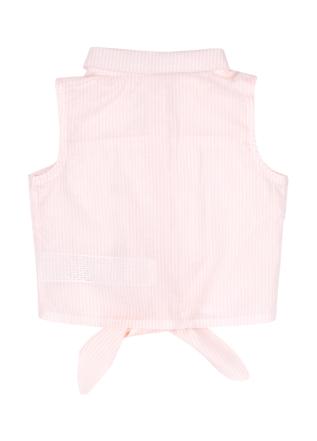 Светло-розовая кэжуал рубашка в полоску Бемби