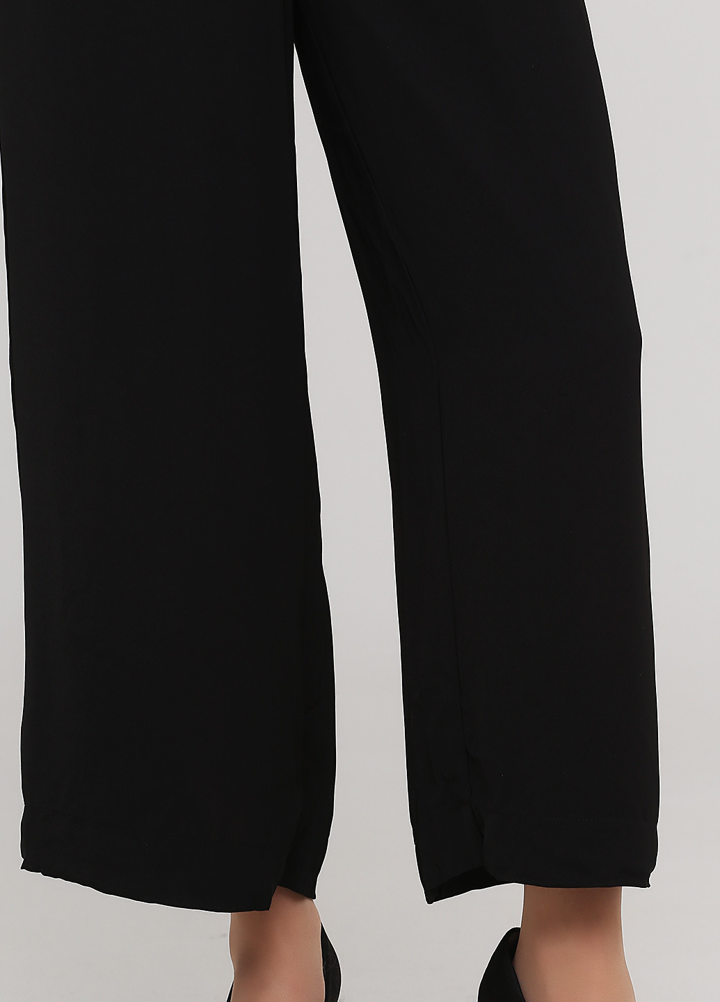 Черные кэжуал демисезонные кюлоты брюки Monki