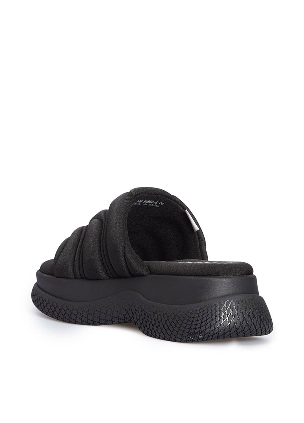 Черные шлепанцы Bronx с вышивкой, с логотипом