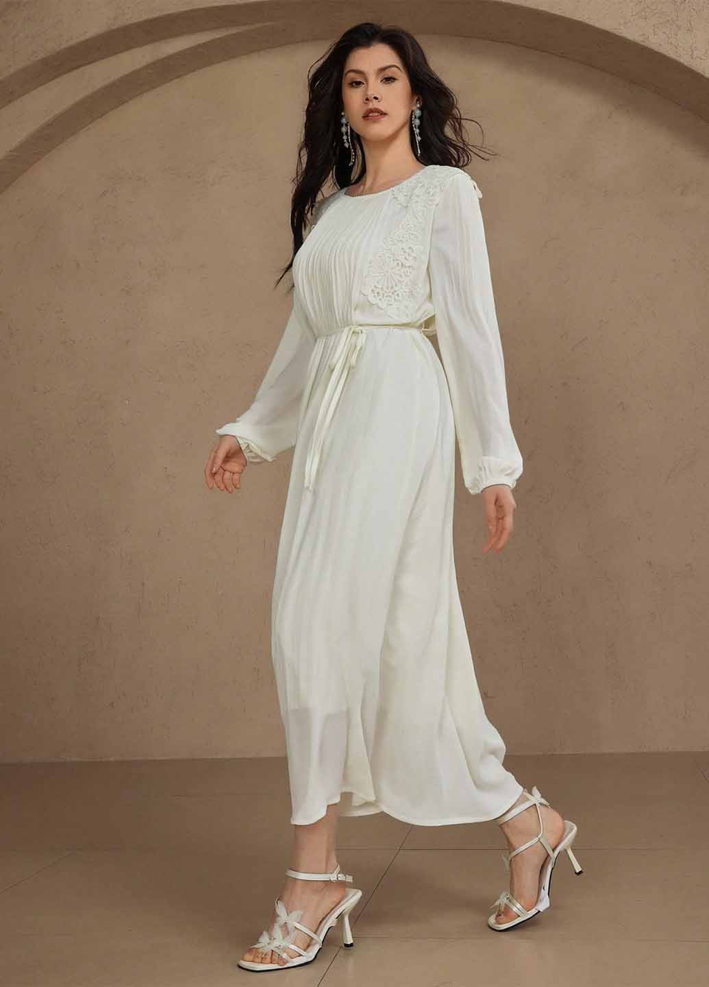 Світло-бежева кежуал сукня SHEIN однотонна