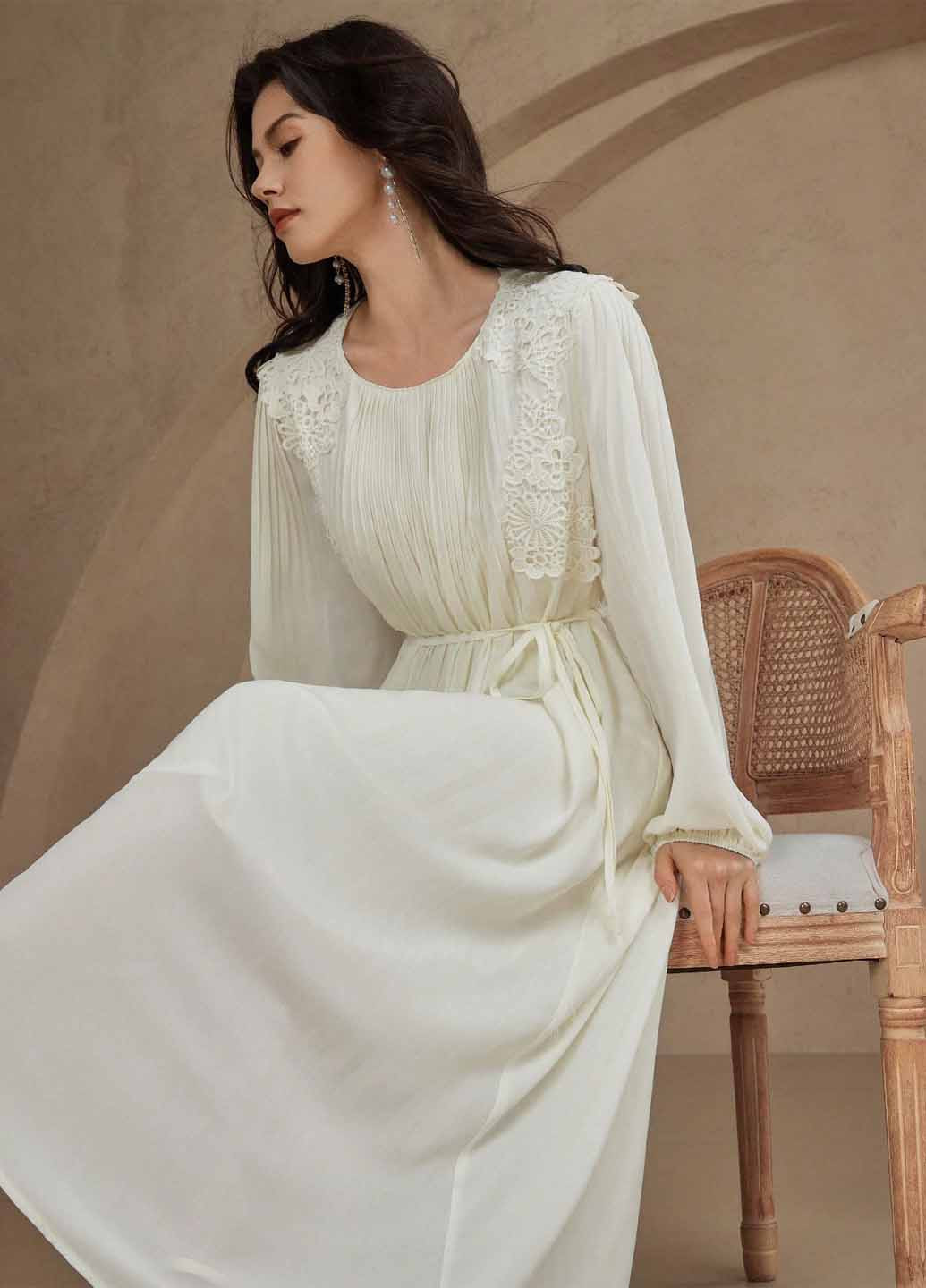 Світло-бежева кежуал сукня SHEIN однотонна