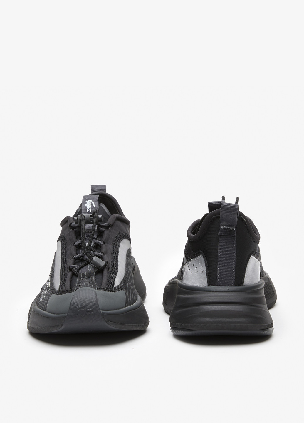Черные демисезонные кроссовки Lacoste Odyssa Lite