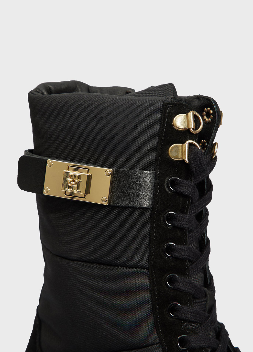 Осенние ботинки Tommy Hilfiger с логотипом тканевые