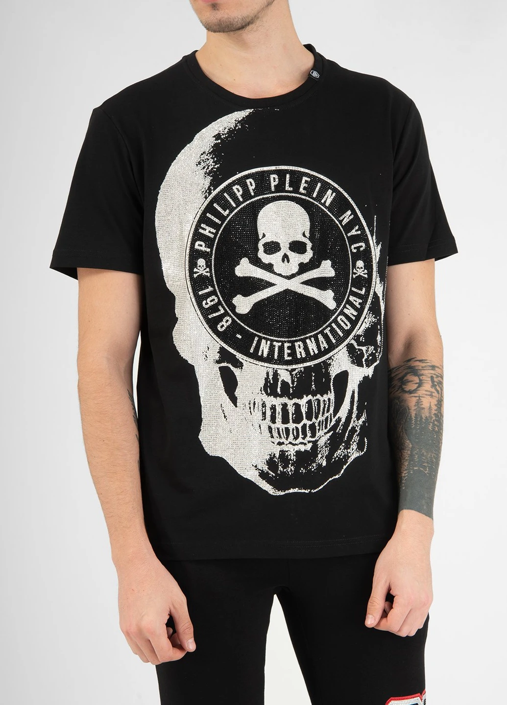 Чорна футболка Philipp Plein