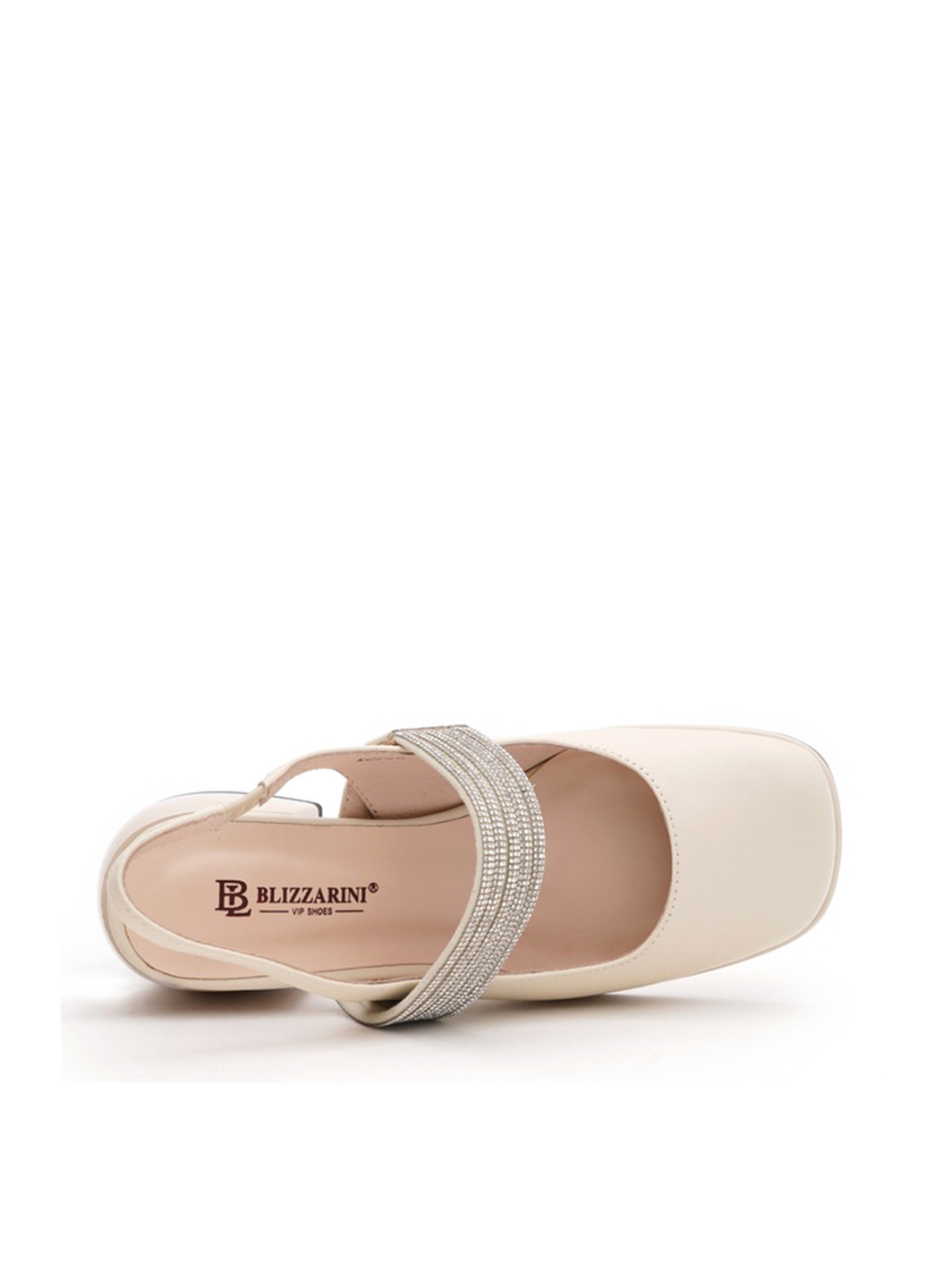 Blizzarini Туфлі слінгбекі молочний з натуральна шкіра, україна — демісезон (340268483)