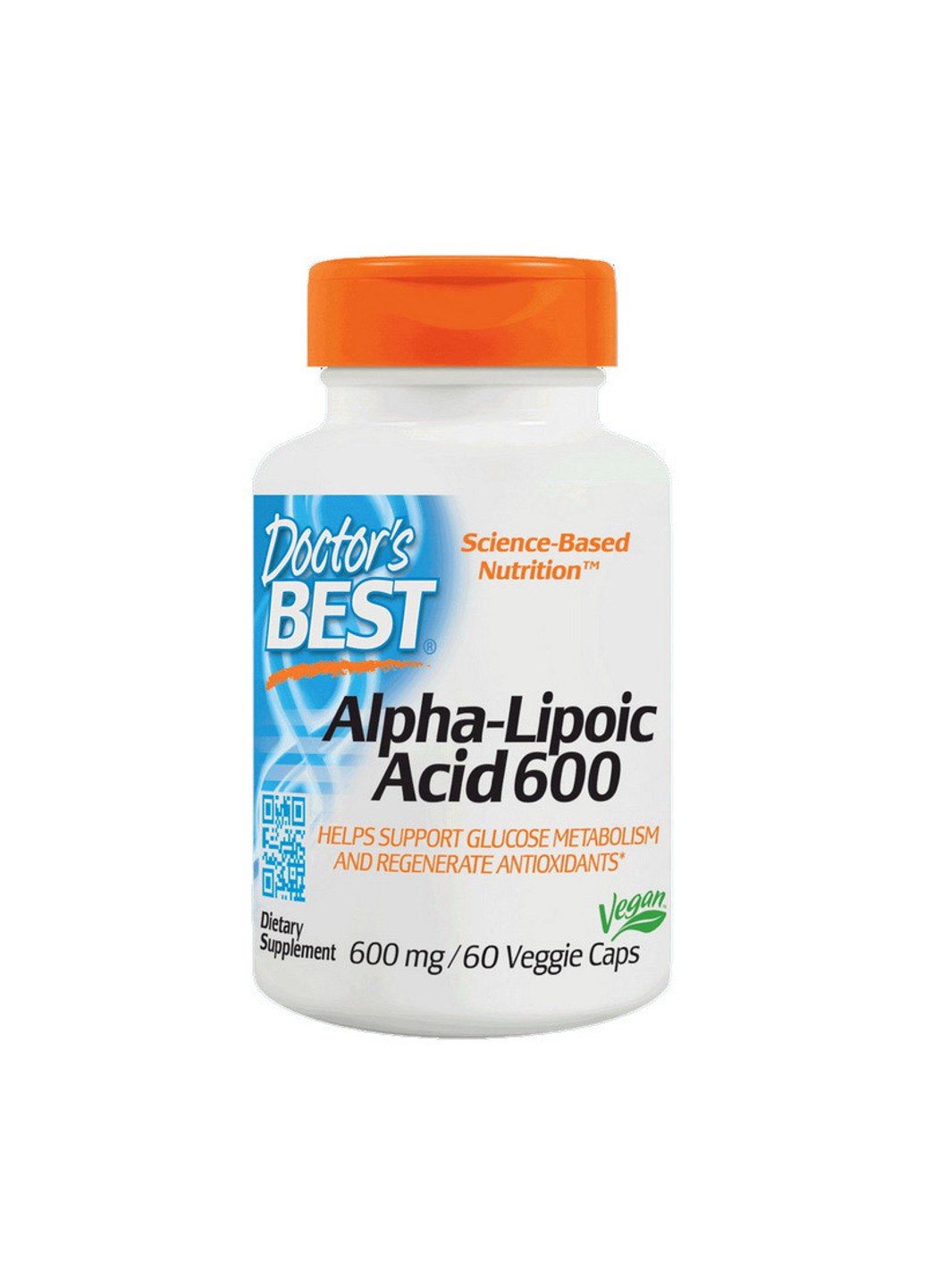 Альфа-ліпоєва кислота Alpha-Lipoic Acid 600 (60 капс) доктор бест Doctor's Best (255409081)