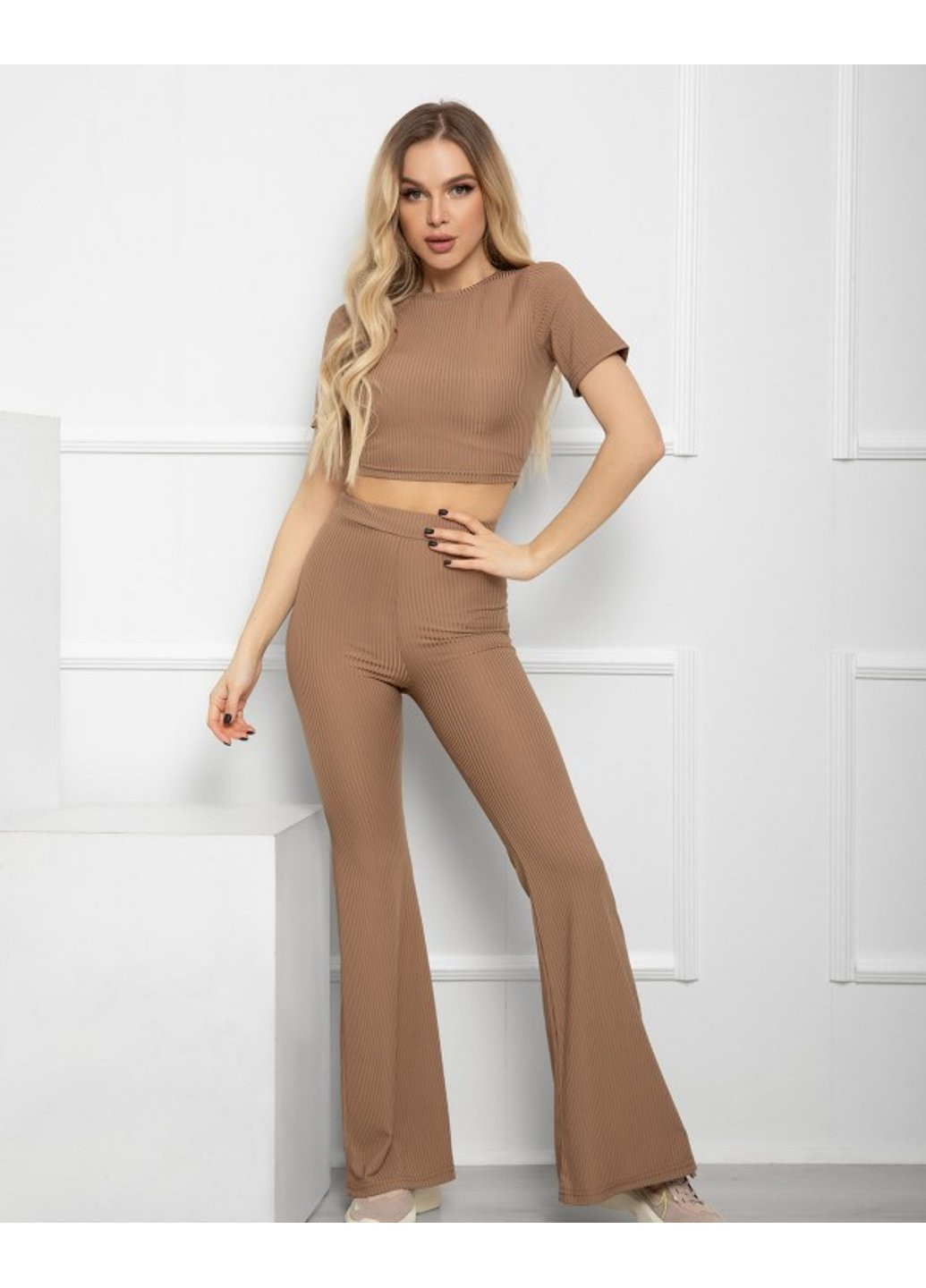 Костюм 12597 L бежевий ISSA PLUS (254392473)