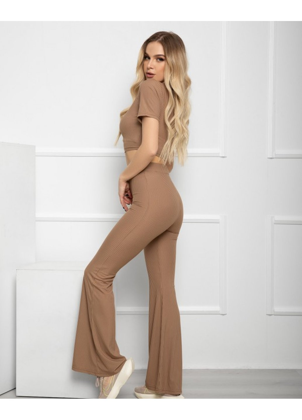 Костюм 12597 L бежевий ISSA PLUS (254392473)