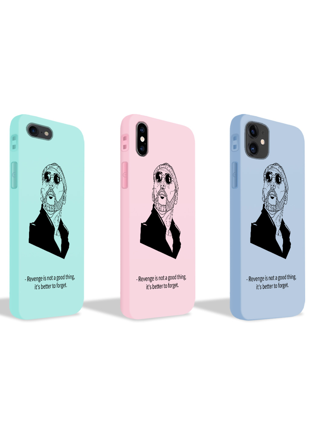 Чохол силіконовий Apple Iphone X Леон кілер (Leon) (6129-1451) MobiPrint (219777626)