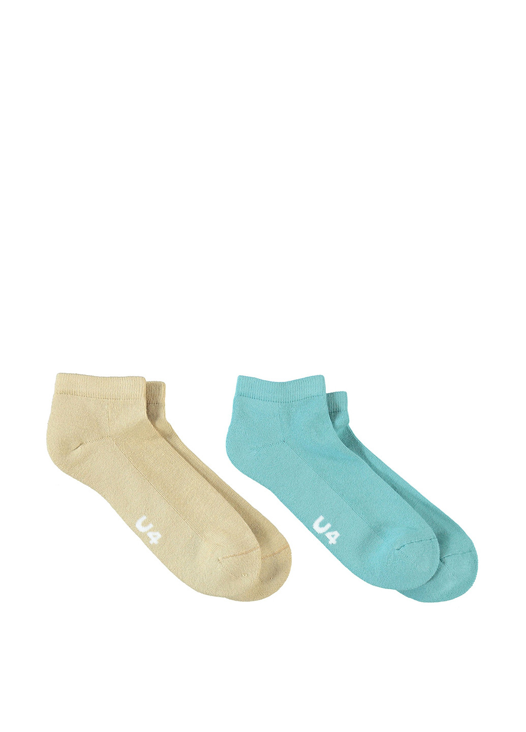 Комбинированные носки (2 пары) UNITED4 однотонные (329058590)