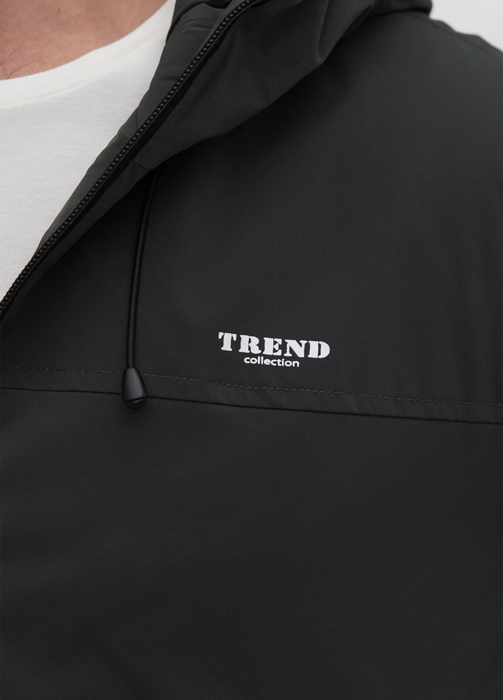 Темно-серая демисезонная куртка Trend Collection