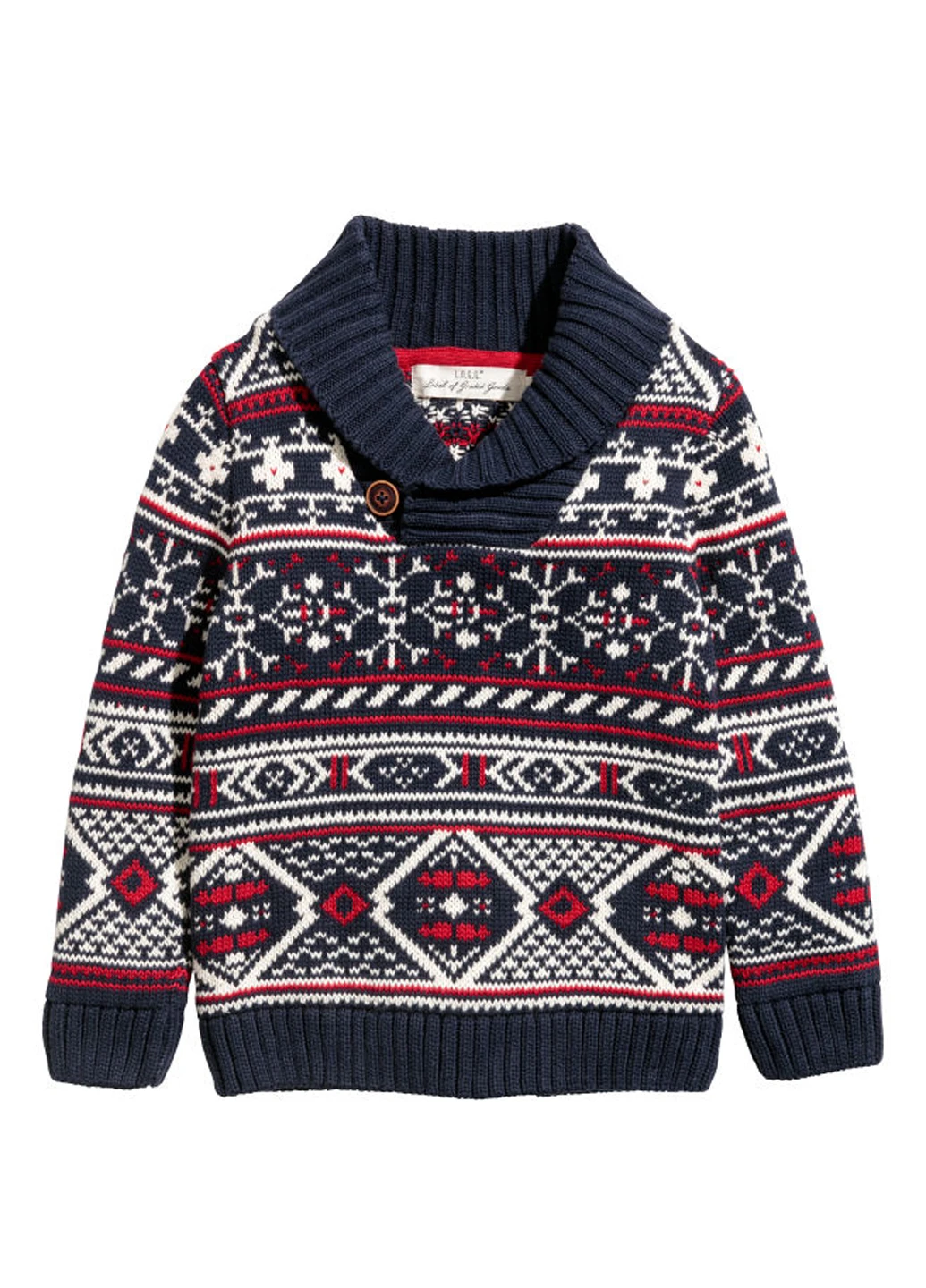 Темно-синий демисезонный свитер H&M