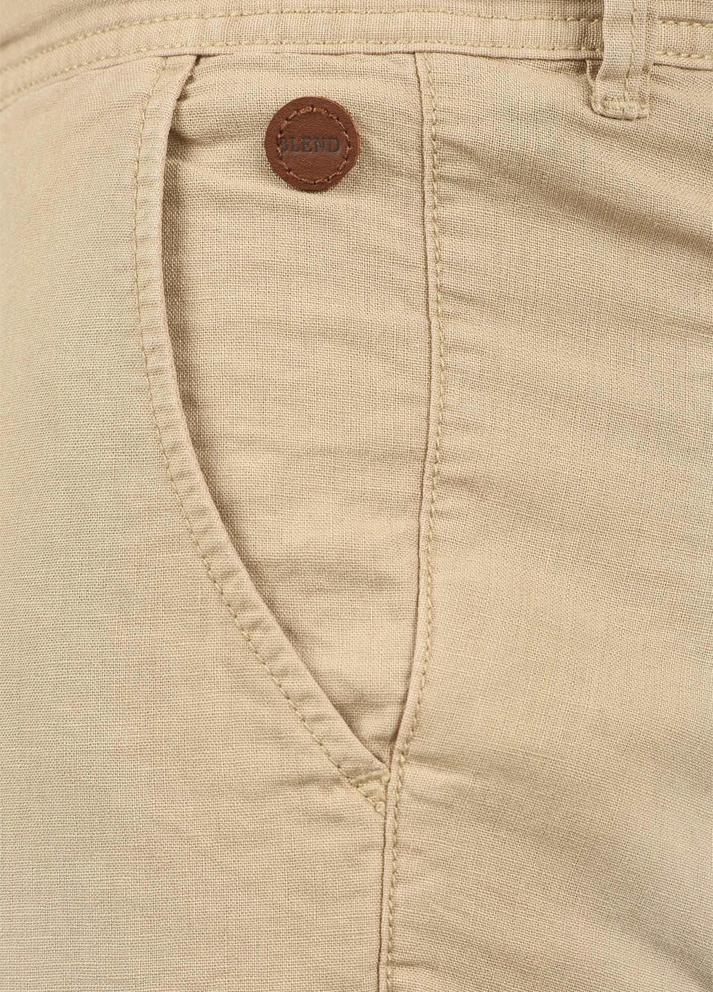 Бежевые кэжуал демисезонные зауженные брюки Blend