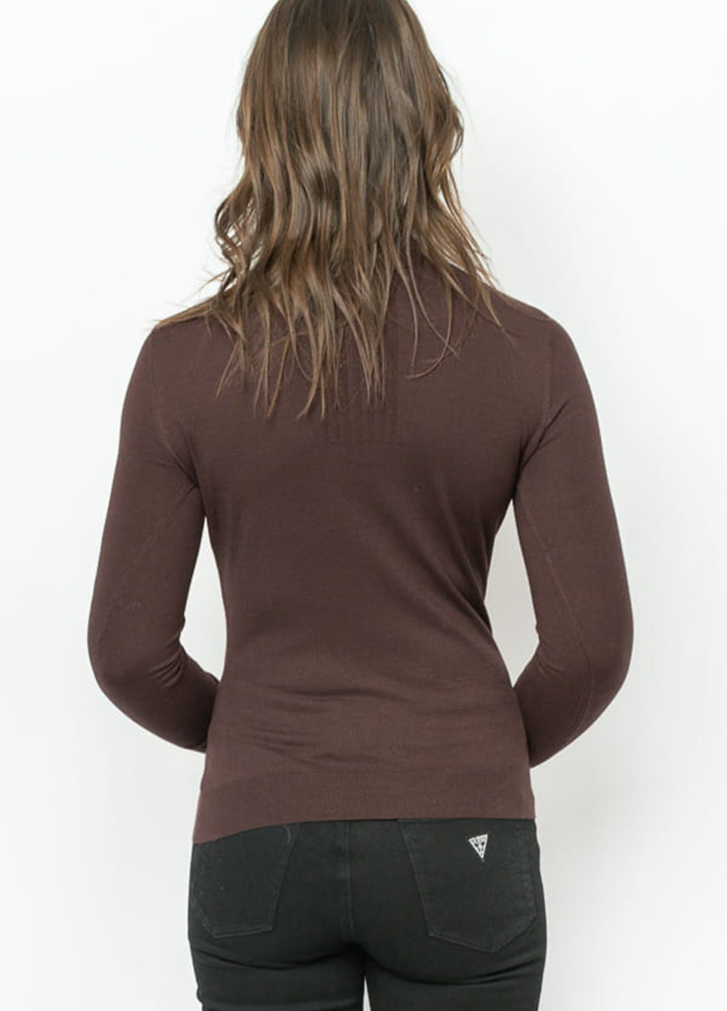 Темно-коричневий демісезонний светр Trussardi
