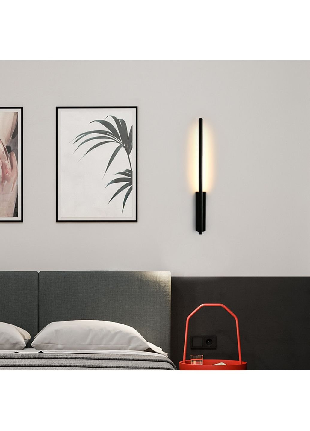 Бра настенное LED C21-1000-bk-k Черный 100х6х6 см. Sunnysky (253545201)