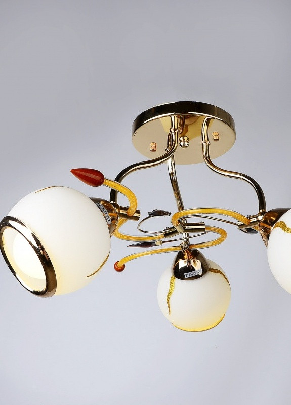 Люстра стельова класична LK-376S/3 E27 G Brille (253887822)