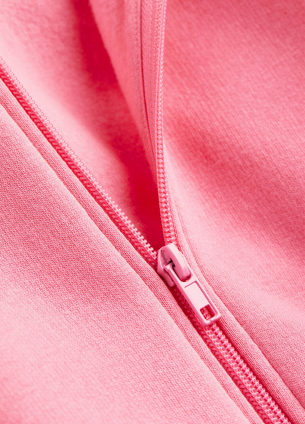 Толстовка H&M однотонна рожева кежуал бавовна, трикотаж