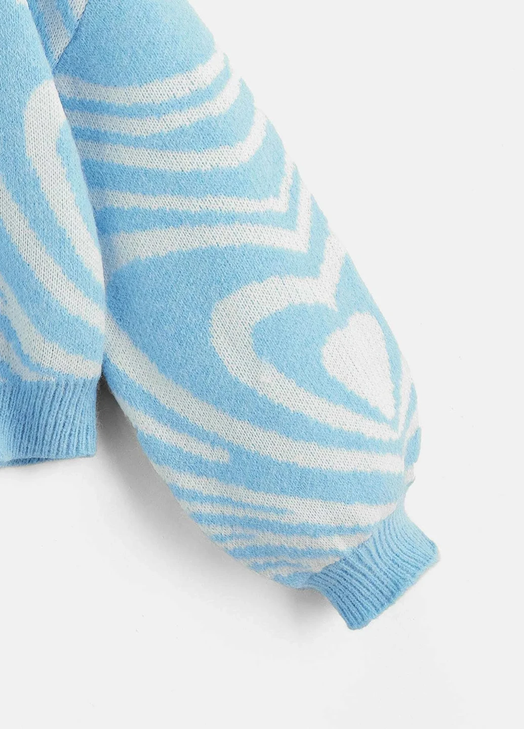 Голубой демисезонный кардиган SHEIN