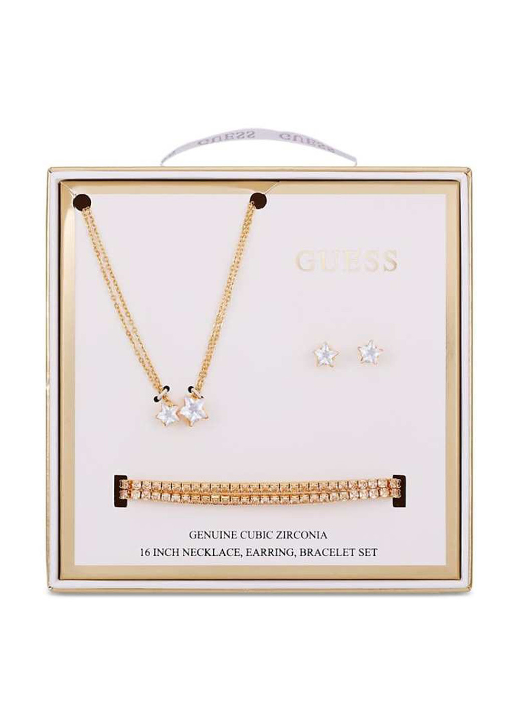 Комплект прикрас (сережки, браслети, намисто) Guess (325922985)