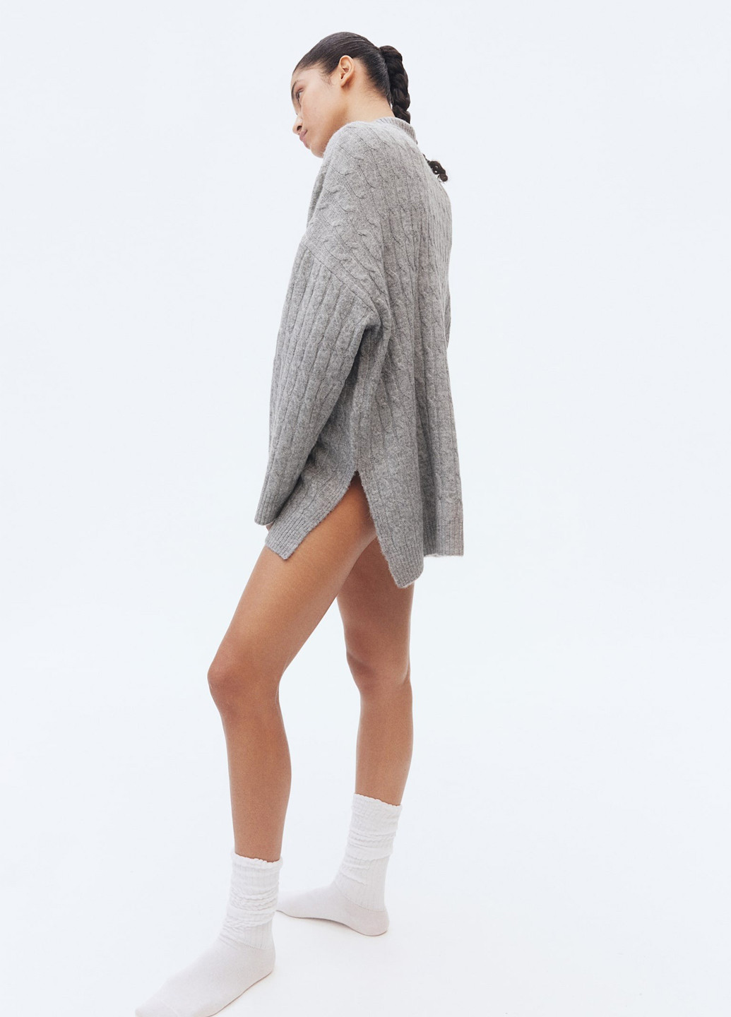 Сірий демісезонний пуловер пуловер H&M