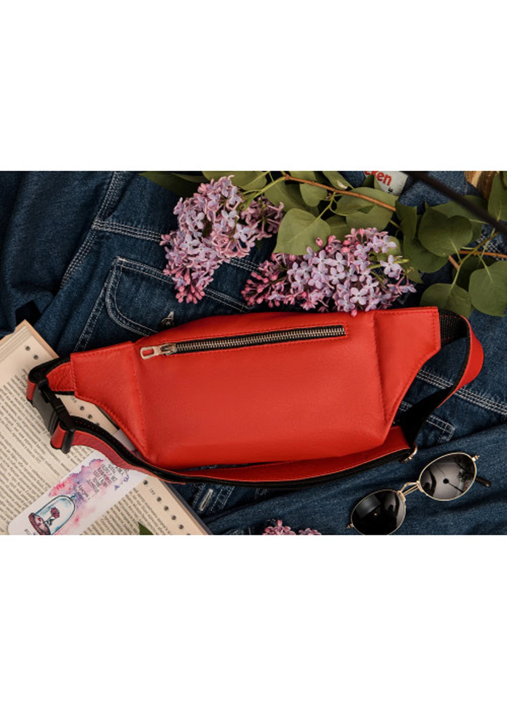 Жіноча сумка на пояс (бананка) 30,5х14 см Sambag (210478380)