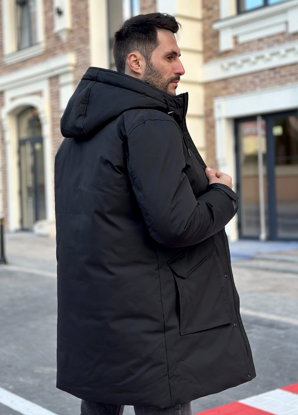 Черная зимняя куртка Trend Collection