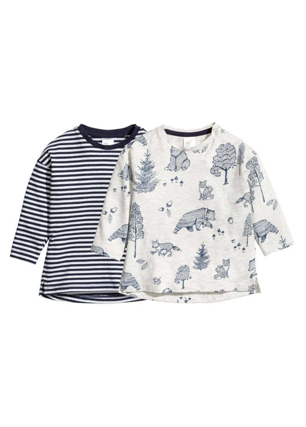Лонгслив (2 шт.) H&M (98709484)