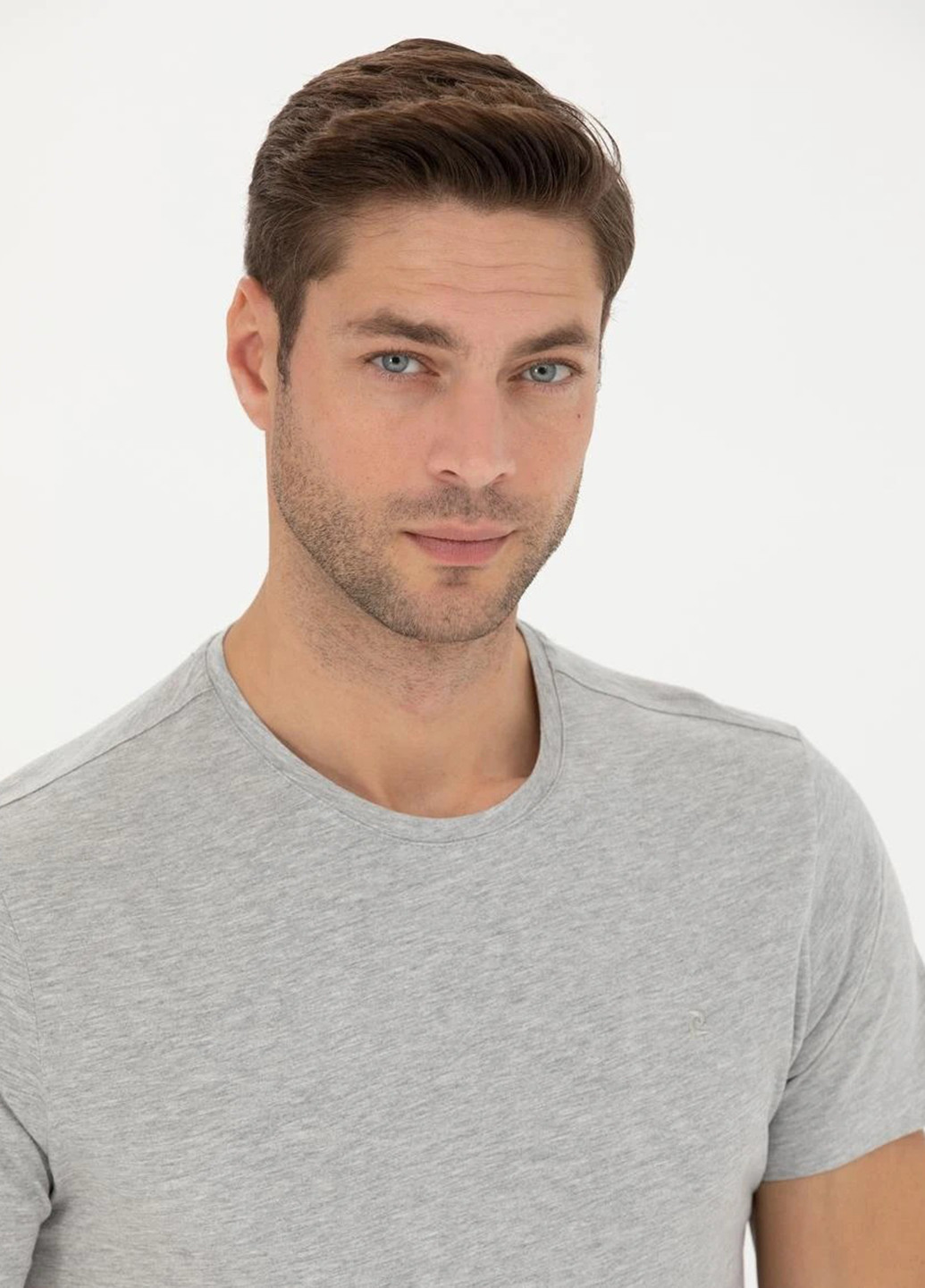 Серая футболка Pierre Cardin