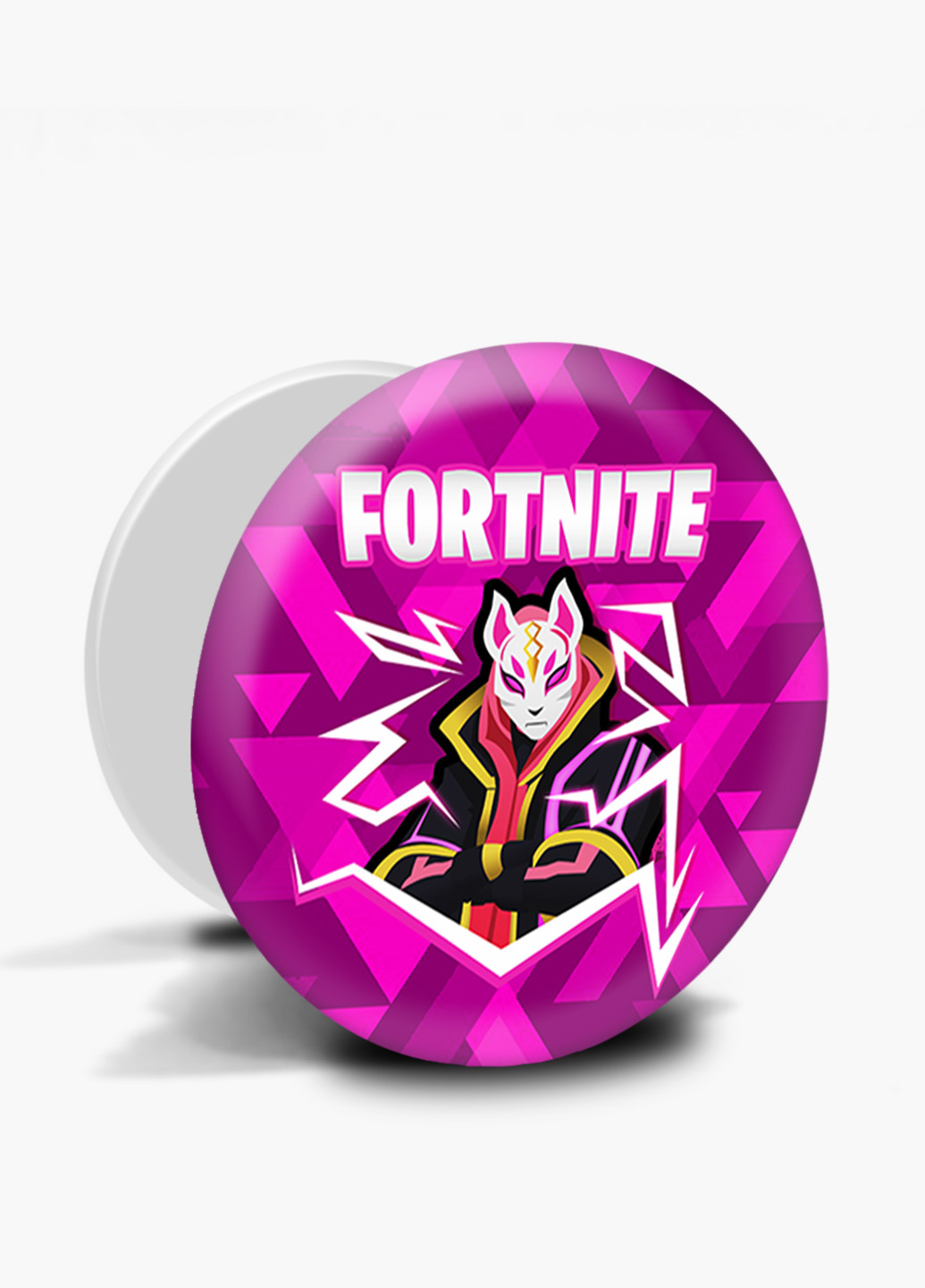 Попсокет (Popsockets) тримач для смартфону Фортнайт (Fortnite) (8754-1189) Чорний MobiPrint (216748505)