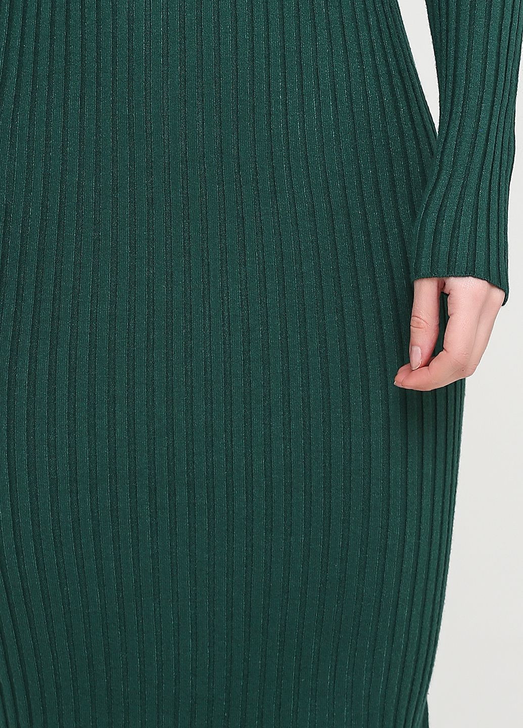 Зеленое кэжуал платье Moni&co однотонное
