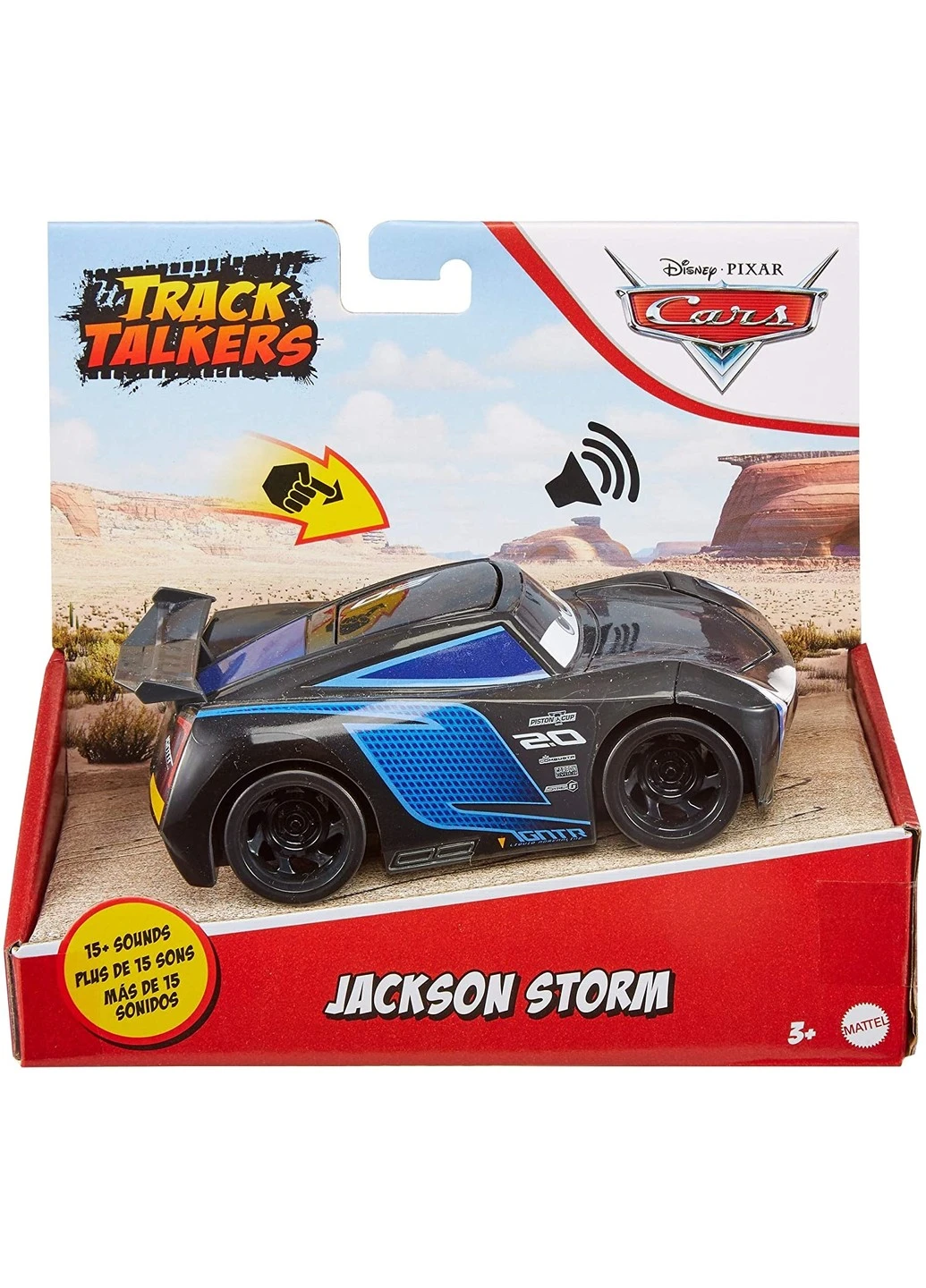 Машинка Тачки 3 Disney Pixar Cars Track Talkers Jackson Storm Джексон Шторм з звуковим ефектом (GTK87) Mattel (255254582)