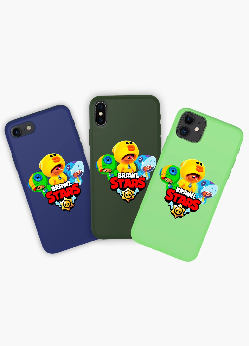 Чохол силіконовий Apple Iphone Xr Леон Бравл Старс (Leon Brawl Stars) (8225-1701) MobiPrint (219491777)