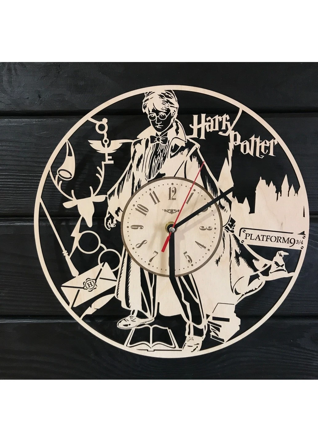 Handmade годинник настінний «Магія Гаррі Поттера» 7Arts (253567379)
