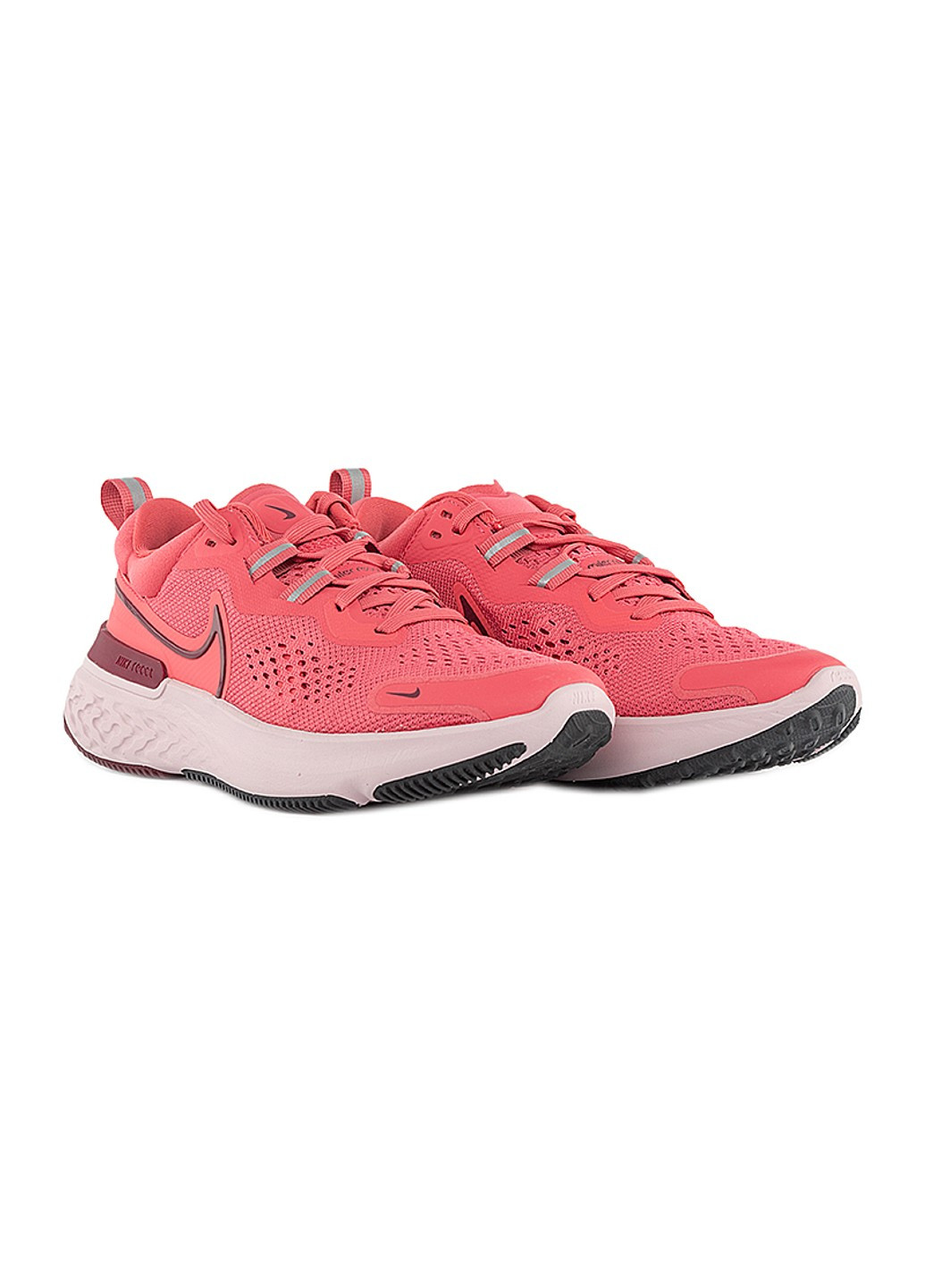Розовые демисезонные кроссовки wmns react miler 2 Nike