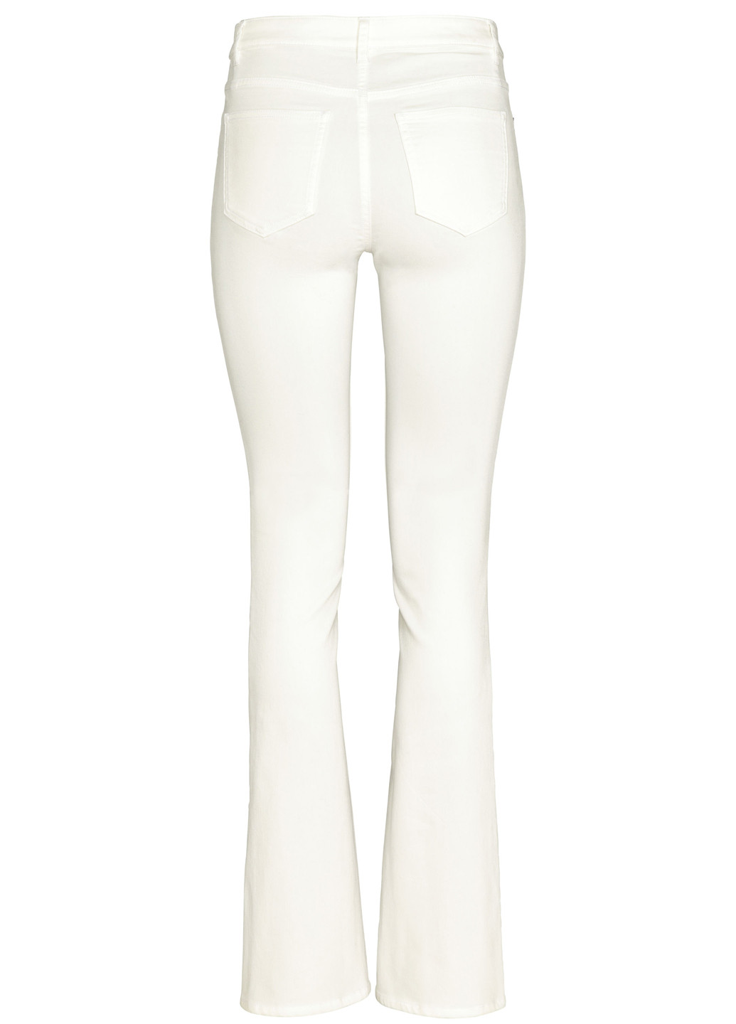 Белые летние клеш джинсы H&M