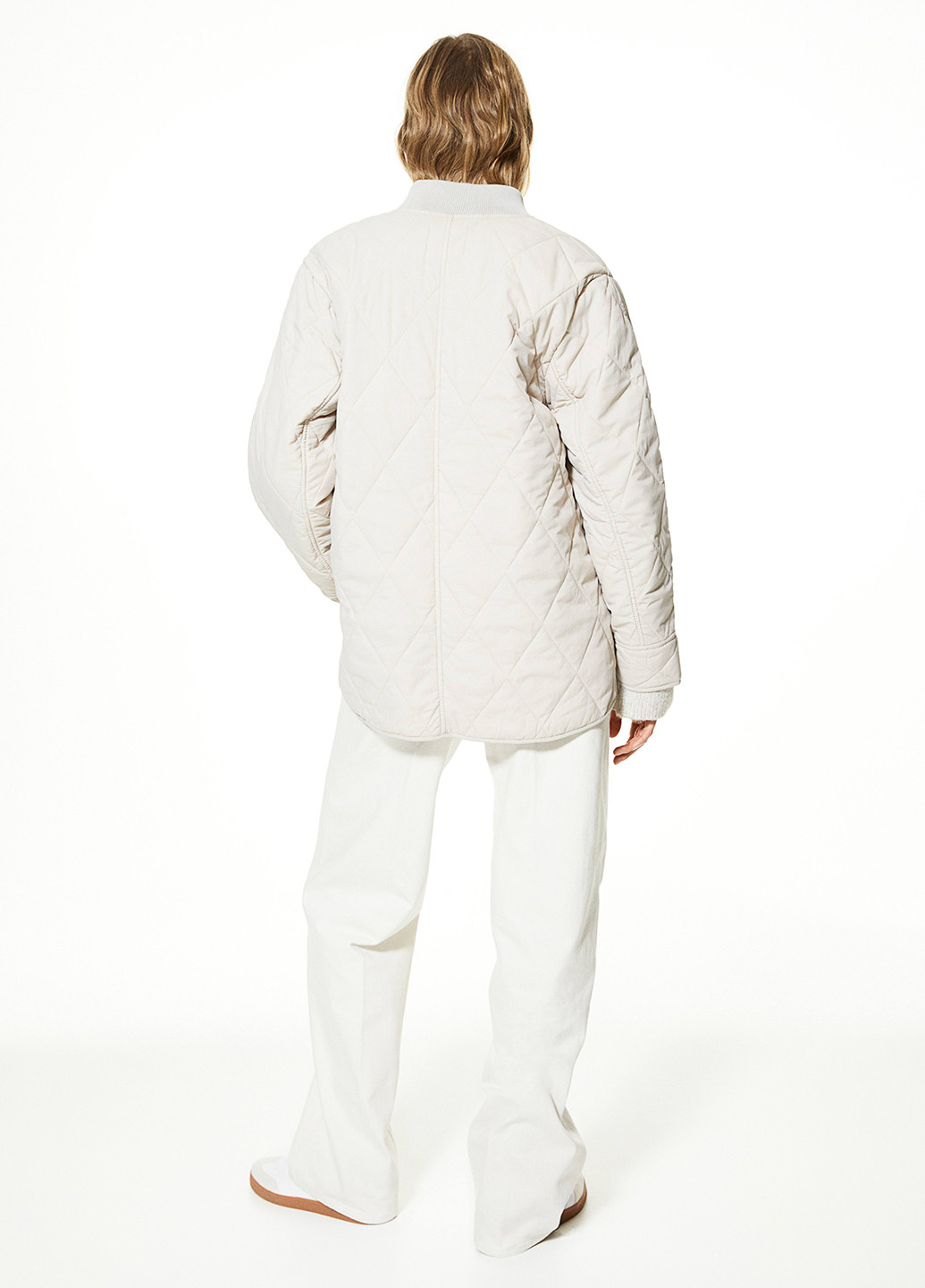 Светло-серая демисезонная куртка H&M