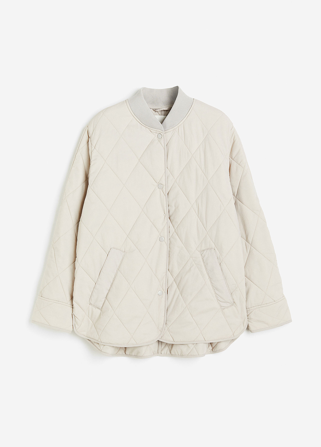 Светло-серая демисезонная куртка H&M