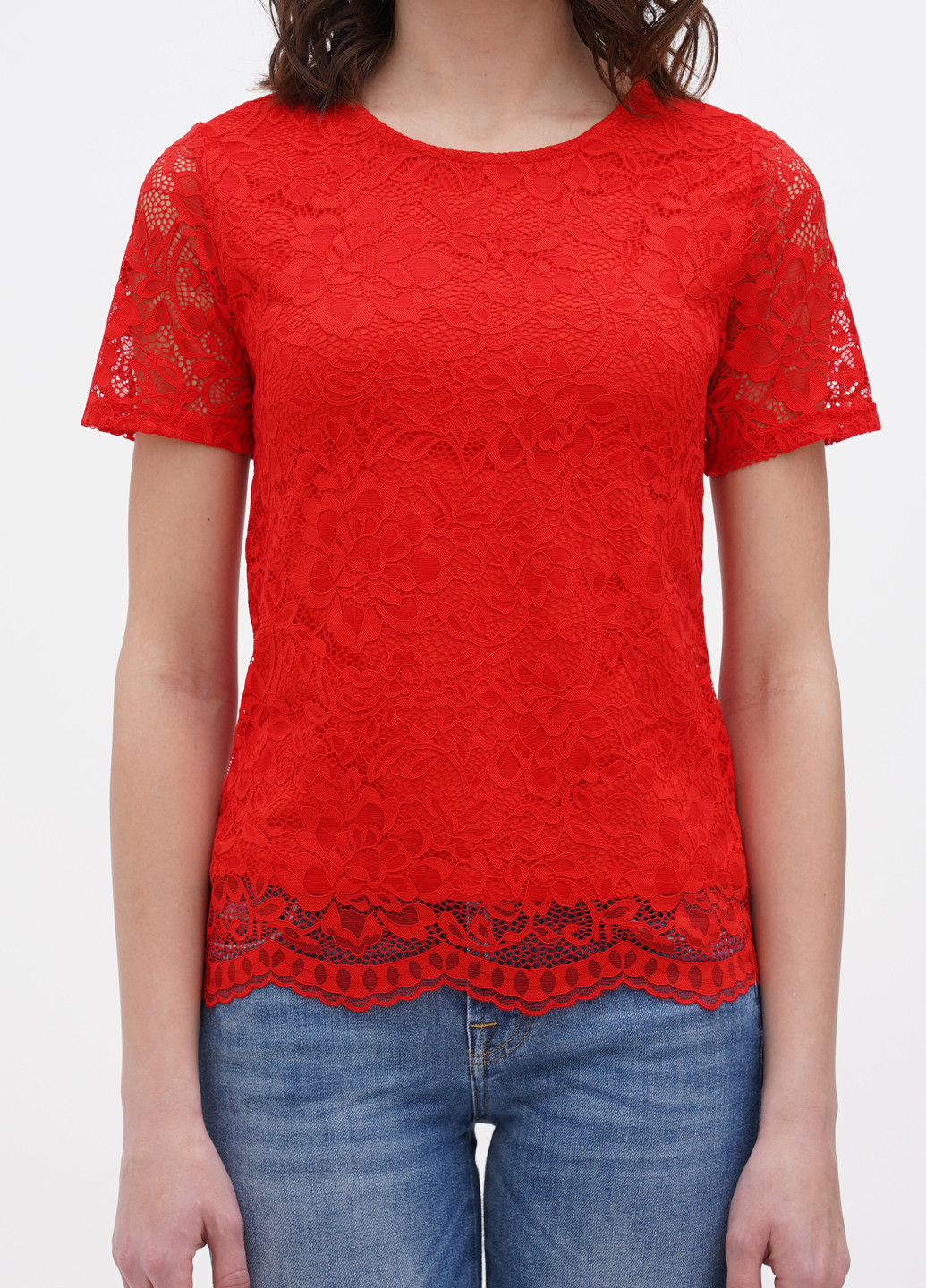 Красная летняя блуза Anna Field
