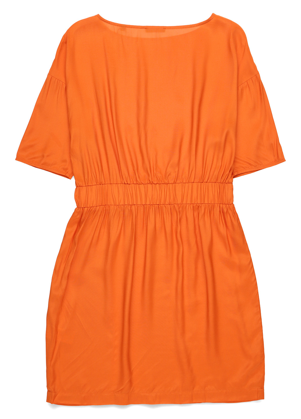 Оранжевое кэжуал платье Kiomi однотонное