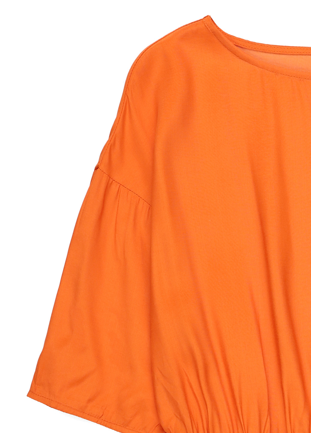 Оранжевое кэжуал платье Kiomi однотонное