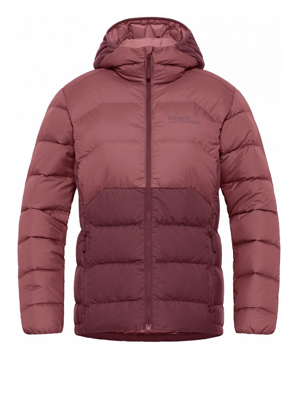 Розовая демисезонная куртка Jack Wolfskin ATHER DOWN HOODY W